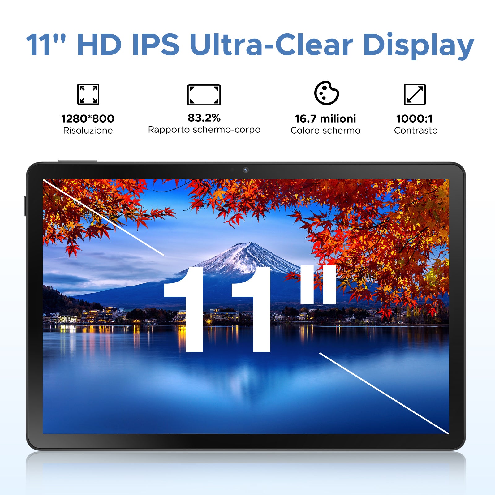 U11 Pro VIP 30 GB RAM + 256 GB ROM 11 pollici 5060 mAh Android 15 Tablet - Image 2