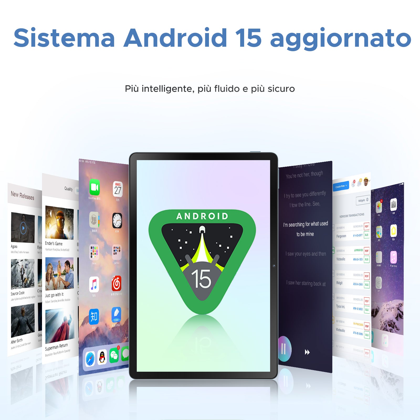 U11 Pro VIP 30 GB RAM + 256 GB ROM 11 pollici 5060 mAh Android 15 Tablet - Image 4