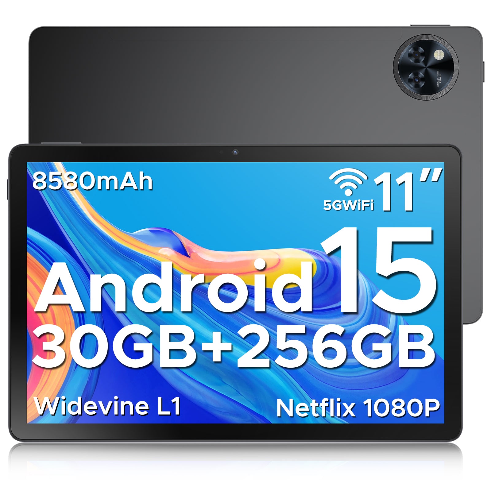 U11 Pro VIP 30 GB RAM + 256 GB ROM 11 pollici 5060 mAh Android 15 Tablet