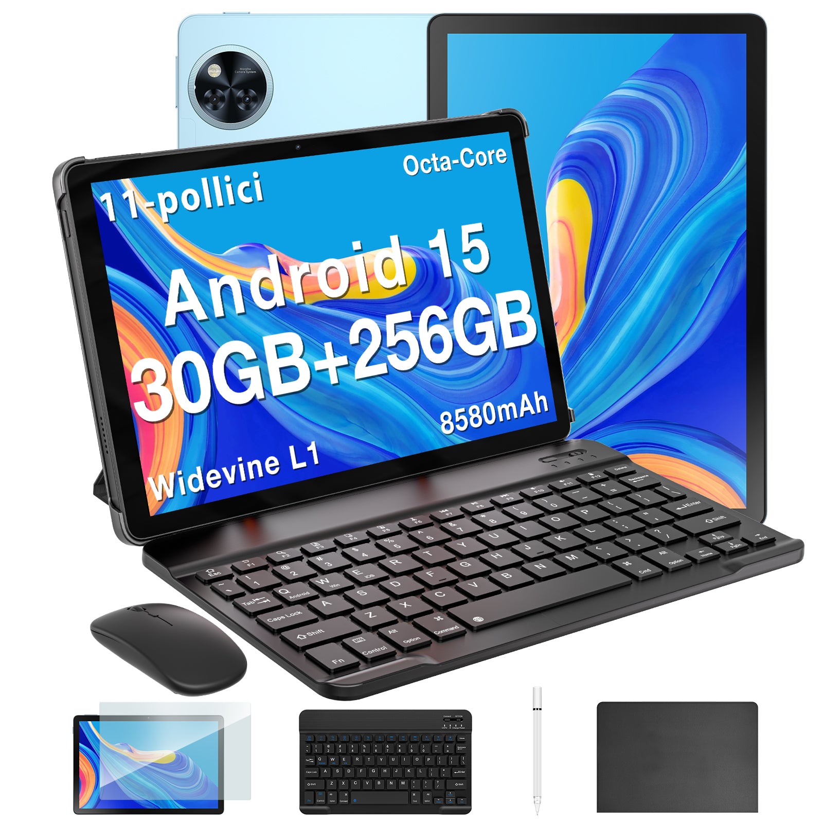 U11 Pro VIP 30 GB RAM + 256 GB ROM 11 pollici 5060 mAh Android 15 Tablet - Image 6